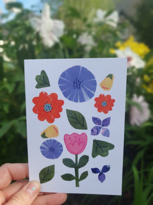 Pressed Flowers Card - Image 3